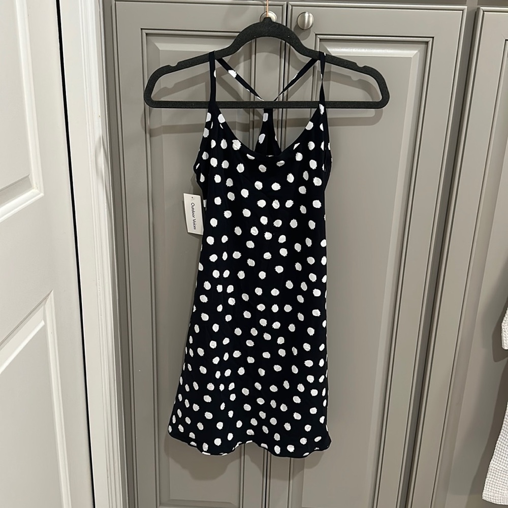 The Exercise Dress Polka Dot XS NWT